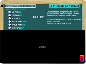 conjugaison partie leçon