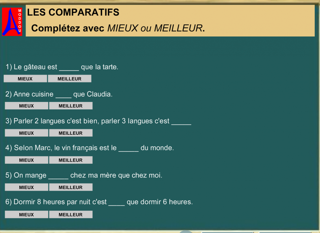 Mieux ou meilleur