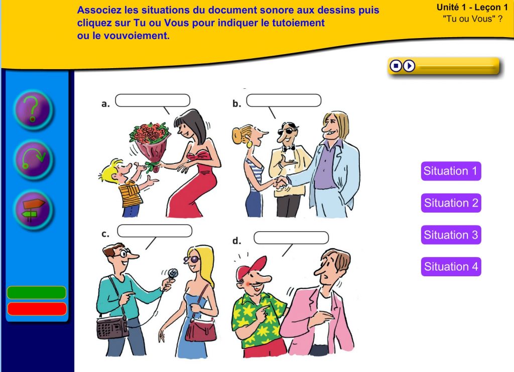 Exercices de niveau A1 Vous trouverez les corrigs la
