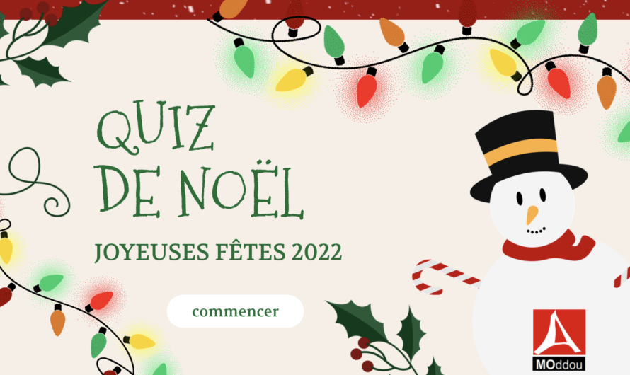 Quiz de Noël. Joyeuses fêtes !