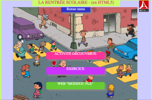 Activité rentrée scolaire