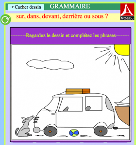 les prépositions