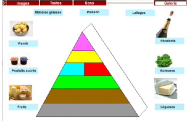 La pyramide alimentaire – ressource, activité TBI-TNI